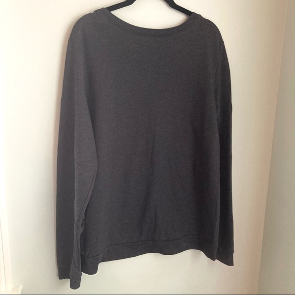 Disney Longsleeve Shirt The Little Mermaid Ariel Sketch Gray Pullover Top XL - Picture 3 of 5